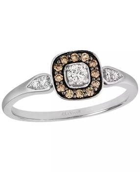 Le Vian | Nude Diamond (0.13 ct. t.w.) and Chocolate Diamond (0.11 ct. t.w.) Ring in 14K Vanilla Gold,商家Macy's,价格¥16177