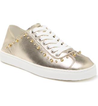 Stuart Weitzman | Studded Lace-Up Fashion Sneaker商品图片,4.8折