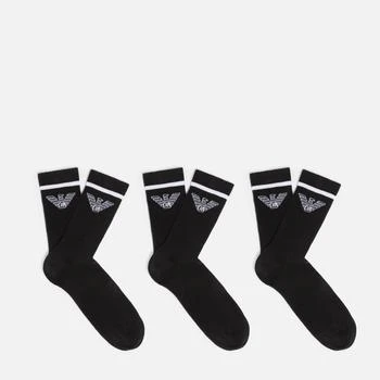 推荐Emporio Armani Three-Pack Cotton-Blend Socks商品