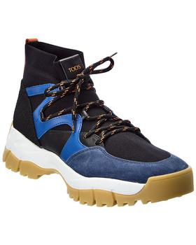 推荐TODs Mountain Leather & Knit Boot商品