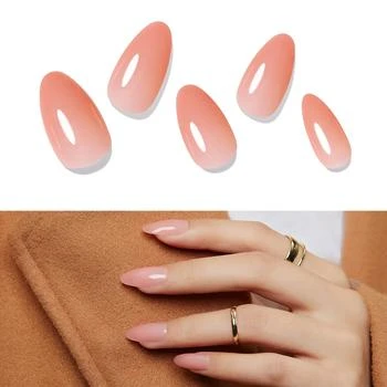 MODELONES | Fairylike Cameo - 24 Fake Nails 12 Sizes Short Almond Press on Nails Kit,商家MODELONES,价格¥53