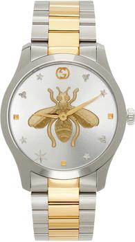推荐Silver & Gold Bee G-Timeless Watch商品