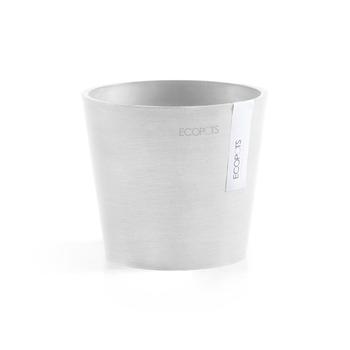 商品ECOPOTS | Amsterdam Round Plastic Flower Pot, Pure White, 5",商家Macy's,价格¥79图片