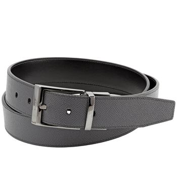 推荐NEW Bally Shiff Men's 6232331 Grey Leather 115cm Belt MSRP商品