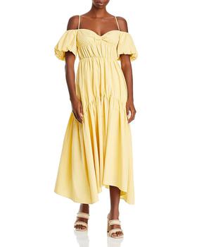vince连衣裙, Vince | Puff Sleeve Off the Shoulder Maxi Dress商品图片 7折
