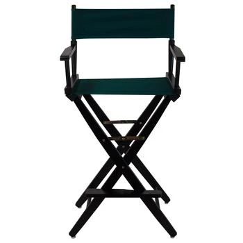 American Trails | Extra-Wide Premium 30"  Directors Chair Black Frame W/Hunter Green Color Cover,商家Premium Outlets,价格¥906