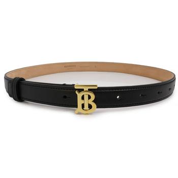 巴宝莉皮带, Burberry | Ladies Black / Light Gold Monogram Buckled Belt商品图片 8.4折