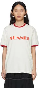 推荐SSENSE Exclusive Red & Off-White Big Logo T-Shirt商品
