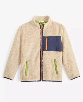 Epic Threads | Little & Big Boys Colorblocked Faux-Sherpa Jacket, Created for Macy's,商家Macy's,价格¥165