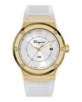 男士休闲菲拉格慕手表, Salvatore Ferragamo | F-80 Strap Watch商品图片 4.4折, 独家减免邮费