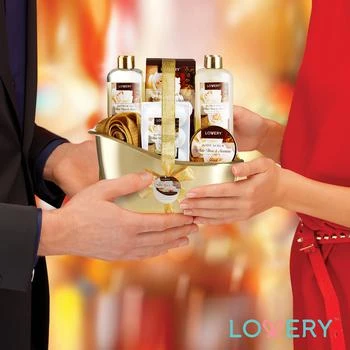 推荐Lovery Home Spa Gift Basket - Luxury 13pc Bath & Body Set - Cosmetic bag商品