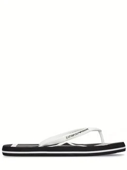 Emporio Armani | Logo Rubber Flip Flops 5.9折