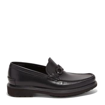 春装菲拉格慕, Salvatore Ferragamo | 香港直邮SALVATOREFERRAGAMO菲拉格慕男士黑色牛皮乐福鞋029389商品图片 额外8.2折x额外9折, 额外八二折, 额外九折