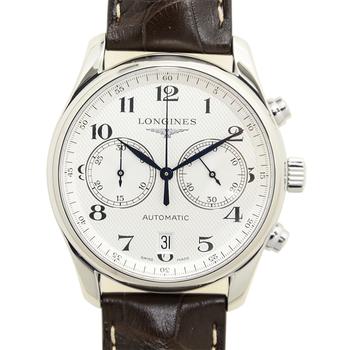 longines master, Longines | Master Chronograph Automatic Silver Dial Unisex Watch L2.629.4.78.3商品图片 6.8折