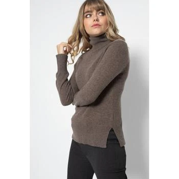 Perfect Cashmere | Perfect Cashmere - Pull Col Roulé Loose Tracy Taupe, 100% Cachemire, 2 Fils, Jersey - Femme,商家The Bradery,价格¥658