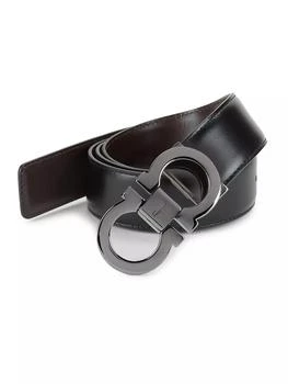 推荐Adjustable & Reversible Gancini Buckle Belt商品