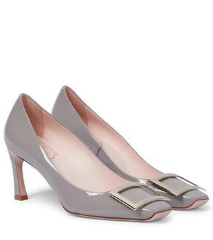 Roger Vivier, Roger Vivier | Belle Vivier Trompette 70 patent leather pumps商品图片 