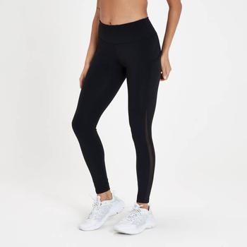 Myprotein | MP Women's Power Mesh Leggings - Black商品图片,4.4折起, 满$1享6.5折, 满折