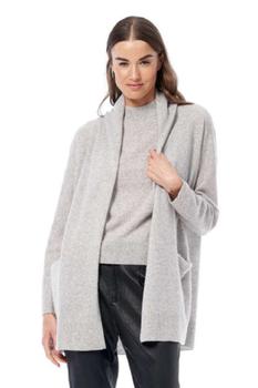 360 Cashmere北京, 360 Cashmere | 360 Cashmere Cindi Cardigan in Light Heather商品图片 