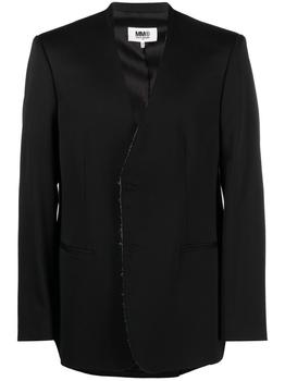 推荐MM6 MAISON MARGIELA - Wool Blend Blazer Jacket商品