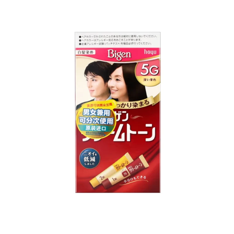 推荐日本Bigen美源可瑞慕染发剂5G深栗色商品