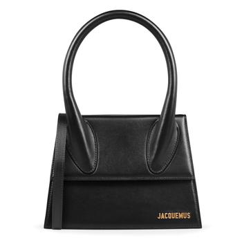推荐Jacquemus Le Grand Chiquito Leather Black Crossbody Strap Bag商品
