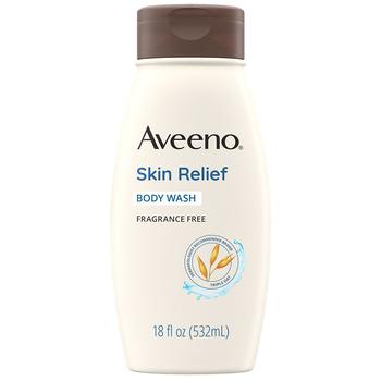 Aveeno | Skin Relief Fragrance-Free Body Wash For Dry Skin Fragrance-Free商品图片,8.5折, 独家减免邮费