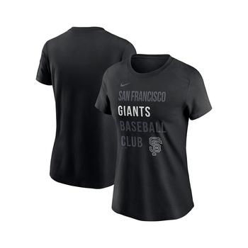 商品Women's Black San Francisco Giants Baseball Club T-shirt图片
