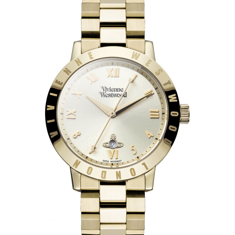 Vivienne Westwood | Ladies Vivienne Westwood Bloomsbury Watch VV152GDGD商品图片,7.1折