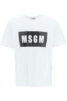 MSGM | Msgm logo box t-shirt商品图片,6.3折