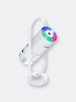 商品LIGHTSMAX | 200ml Ultrasonic Cool Mist White Portable Mini Humidifier with 7 Color Changing,商家Verishop,价格¥114图片