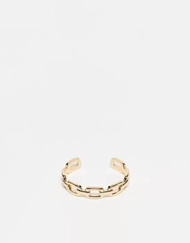 推荐& Other Stories link cuff bracelet in gold商品