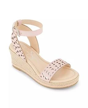 Jessica Simpson | Little and Big Girls Asha Perf Jute Wedge Sandals,�商家Macy's,价格¥216