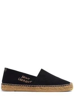 Yves Saint Laurent | 10mm Canvas Espadrilles,商家LUISAVIAROMA,价格¥4870