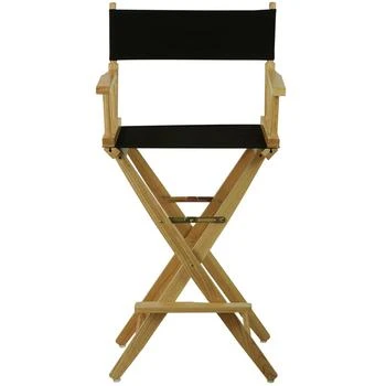 American Trails | Extra-Wide Premium 30"  Directors Chair Natural Frame W/Black Color Cover,商家Premium Outlets,价格¥887