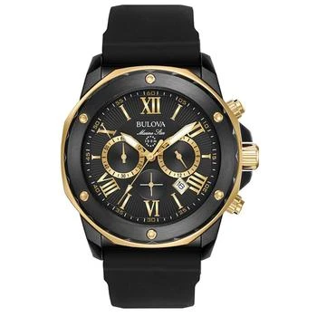 推荐Bulova Men's Marine Star Black Dial Watch商品