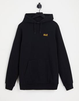 推荐Jack Wolfskin Essential hoodie in black商品