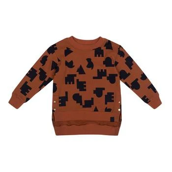 Omamimini | Kids Hi-Low Terry Sweatshirt,商家Verishop,价格¥221
