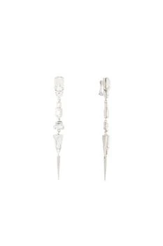 Alessandra Rich | Alessandra rich pendant crystal earrings,商家Baltini,价格¥1819