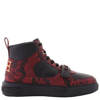 推荐Merryk-BB Snakeskin Embossed High-Top Sneakers商品