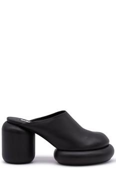 推荐Jil Sander Block-Heel Round-Toe Mules商品