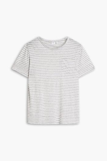 推荐Striped slub linen-jersey T-shirt商品
