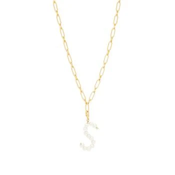 推荐Timeless Pearly Initial Pearl Necklace商品