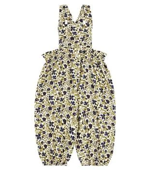 Bonpoint | Baby Papaye floral cotton overalls 6.9折×额外8折, 独家减免邮费, 额外八折