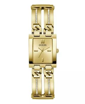 GUESS | Women's Analog Gold-Tone 100% Steel Watch 39mm,商家Macy's,价格¥778