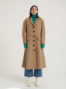 商品OVERDUEFLAIR | Avant-garde Flare Coat Warm Beige,商家W Concept,价格¥3528图片