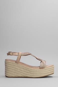 商品Bibi Lou | Bibi Lou Wedges In Powder Synthetic Fibers,商家Italist,价格¥1101图片