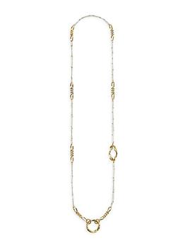 商品Kintsugi Duo Chain Two-Tone 18K Gold Necklace图片