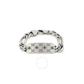 Gucci | Gucci Signature Silver Bracelet With Bee Motif 8.7折, 满$200减$10, 独家减免邮费, 满减