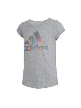 推荐Little Girl's & Girl's Multicolor Logo Graphic T-Shirt商品